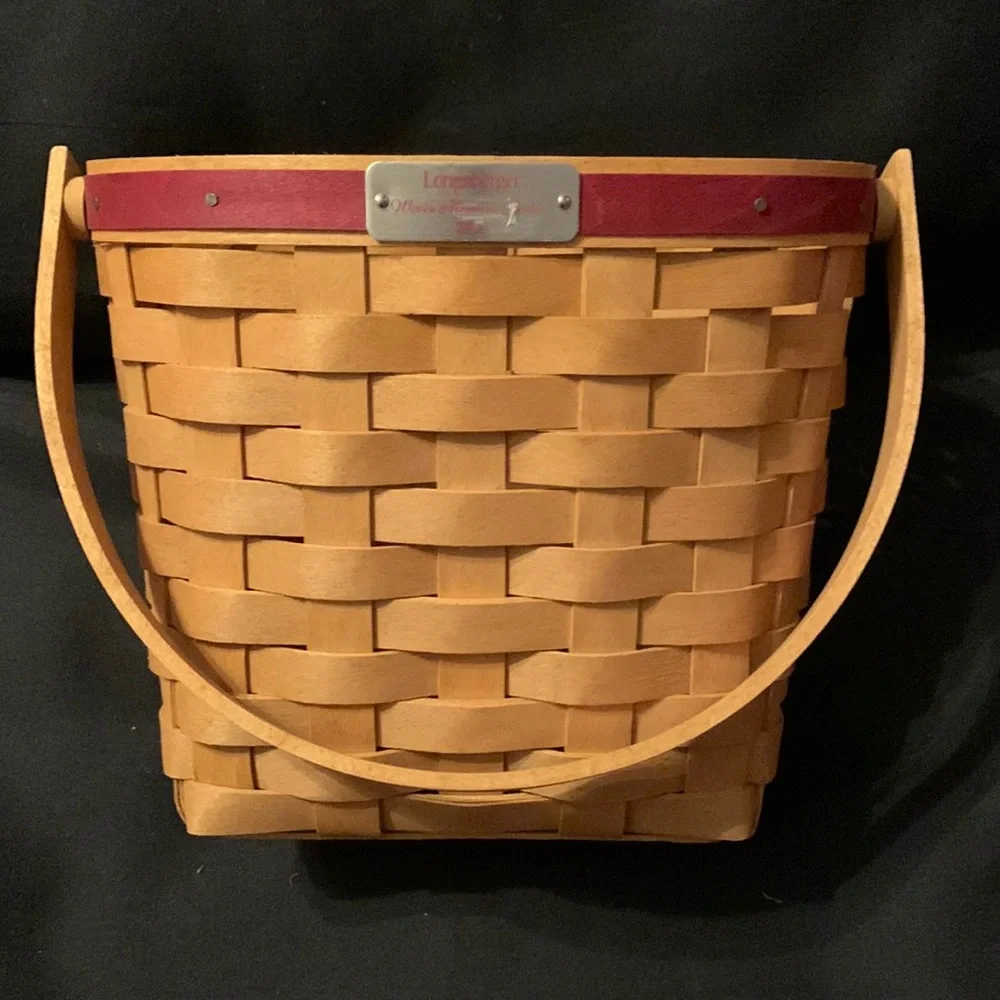 Longaberger 2005 Woven Memories Basket with Liner, Protector, and Produc…